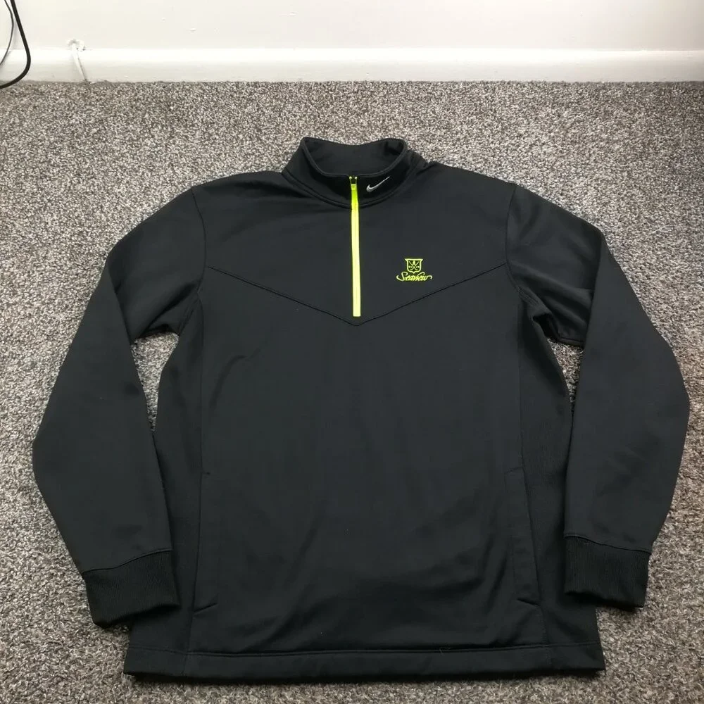 Seaview Golf Club Jacket Nike 1/2 Zip Tour Performance Therma Fit Mens Medium